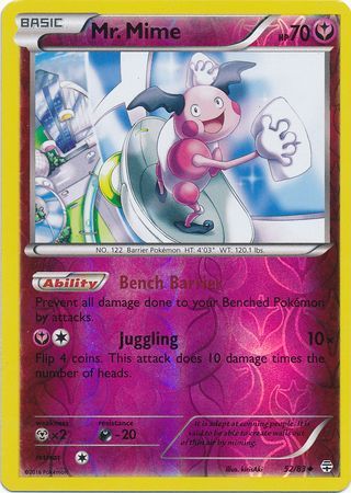 Mr. Mime - 52/83 - Uncommon - Reverse Holo available at 401 Games Canada