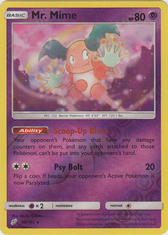 Mr. Mime - 66/181 - Rare - Reverse Holo available at 401 Games Canada