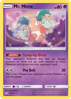 Mr. Mime - 66/181 - Rare available at 401 Games Canada