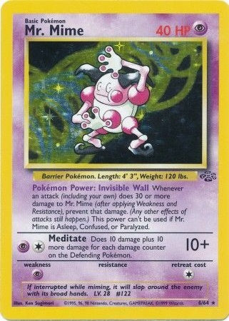 Mr. Mime - 6/64 - Holo - Unlimited available at 401 Games Canada