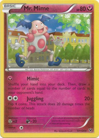 Mr. Mime - 67/124 - Rare available at 401 Games Canada