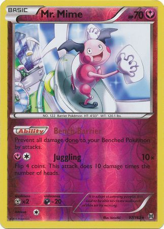 Mr. Mime - 97/162 - Rare - Reverse Holo available at 401 Games Canada