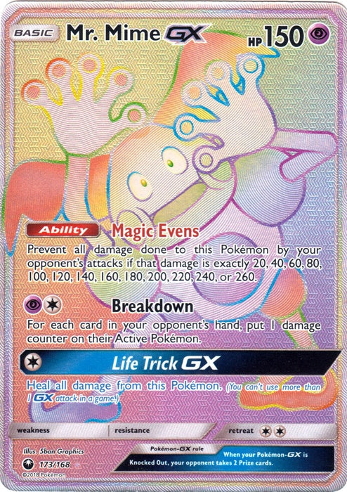 Mr. Mime GX - 173/168 - Hyper Rare available at 401 Games Canada