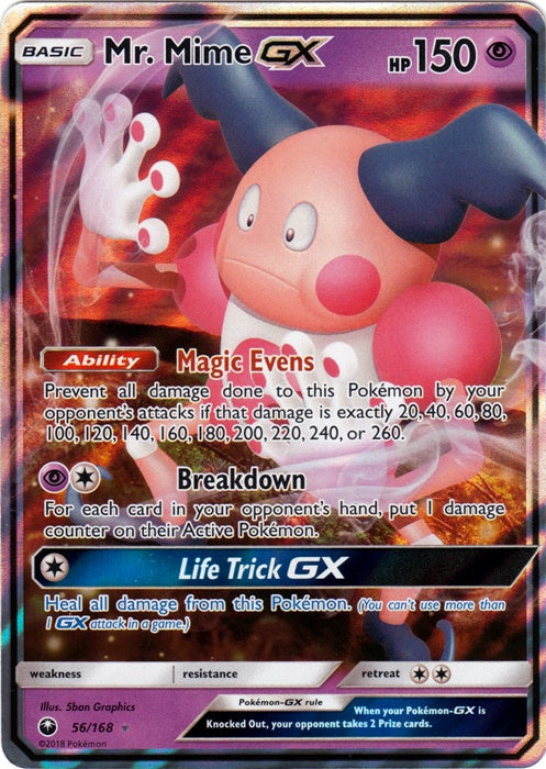 Mr. Mime GX - 56/168 - Ultra Rare available at 401 Games Canada