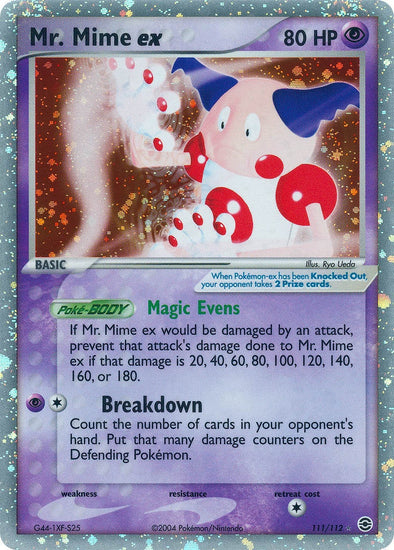 Mr. Mime ex - 111/112 - Ultra Rare available at 401 Games Canada