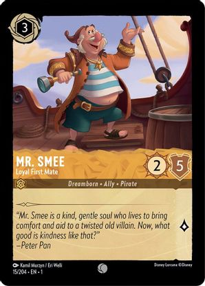 Mr. Smee (Loyal First Mate) - 15/204 - Common available at 401 Games Canada