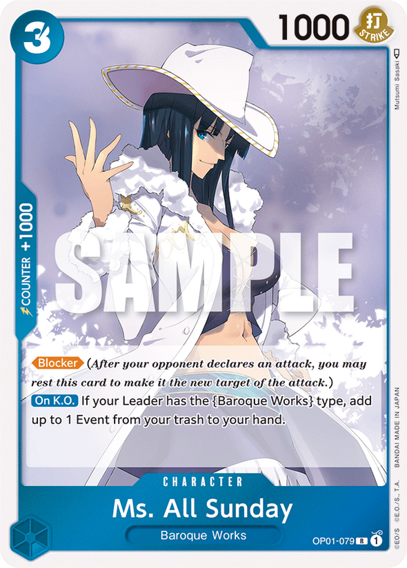 Ms. All Sunday - OP01-079 - Rare available at 401 Games Canada