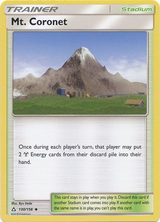 Mt. Coronet - 130/156 - Uncommon available at 401 Games Canada