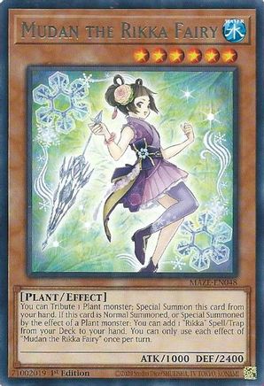 Mudan the Rikka Fairy - MAZE-EN048 - Rare - 1st Edition available at 401 Games Canada