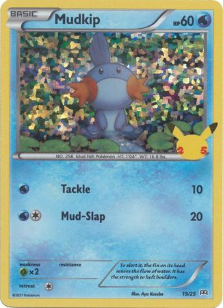 Mudkip - 19/25 - 25th Anniversary Holo - Promo available at 401 Games Canada