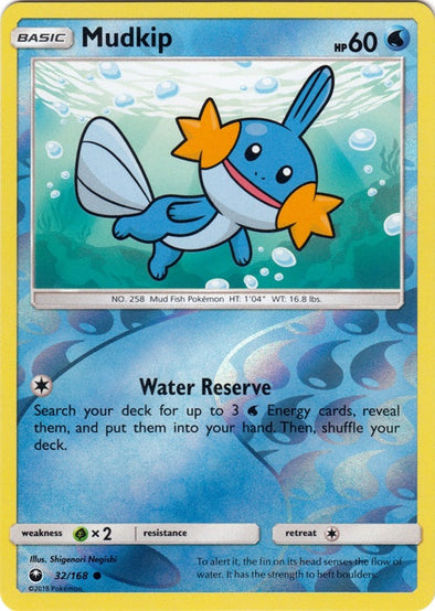 Mudkip - 32/168 - Common - Reverse Holo available at 401 Games Canada