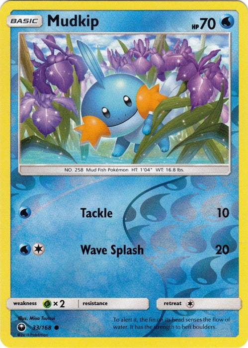 Mudkip - 33/168 - Common - Reverse Holo available at 401 Games Canada