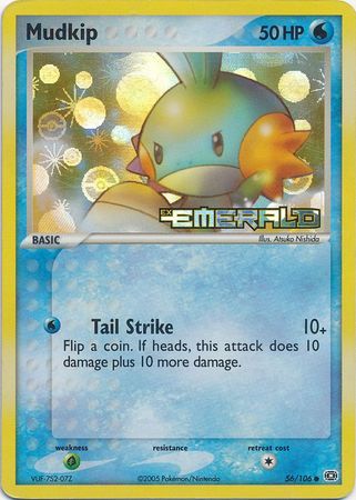 Mudkip - 56/106 - Common - Reverse Holo available at 401 Games Canada