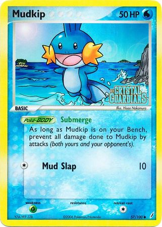 Mudkip - 57/100 - Common - Reverse Holo available at 401 Games Canada