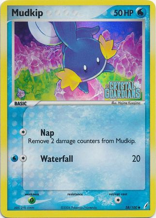 Mudkip - 58/100 - Common - Reverse Holo available at 401 Games Canada