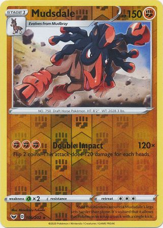 Mudsdale - 106/202 - Rare - Reverse Holo available at 401 Games Canada