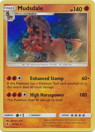 Mudsdale - 76/145 - Holo Rare available at 401 Games Canada