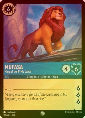 Mufasa (King of the Pride Lands) - 155/204 - Common (Foil) available at 401 Games Canada