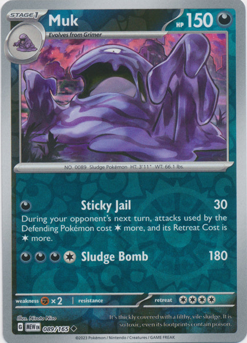 Muk - 089/165 - Uncommon - Reverse Holo available at 401 Games Canada