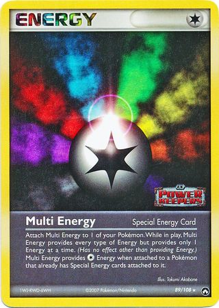 Multi Energy - 89/108 - Rare - Reverse Holo available at 401 Games Canada