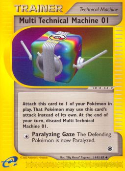 Multi Technical Machine 01 - 144/165 - Uncommon available at 401 Games Canada