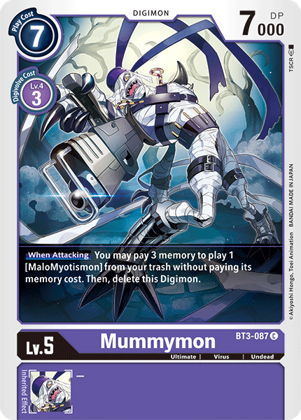 Mummymon - BT3-087 - Common available at 401 Games Canada