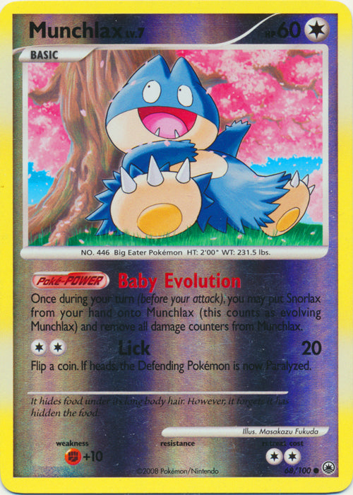 Munchlax - 68/100 - Common - Reverse Holo available at 401 Games Canada