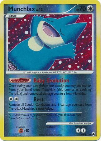 Munchlax - 69/111 - Common - Reverse Holo available at 401 Games Canada