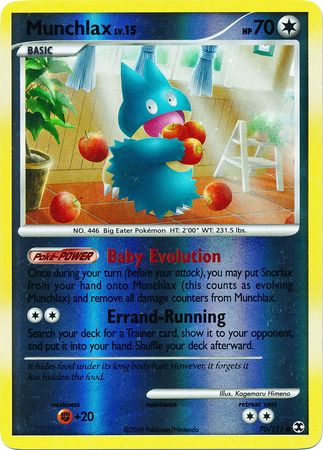 Munchlax - 70/111 - Common - Reverse Holo available at 401 Games Canada