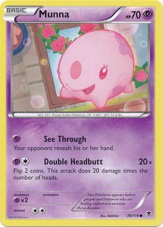 Munna - 39/119 - Common available at 401 Games Canada