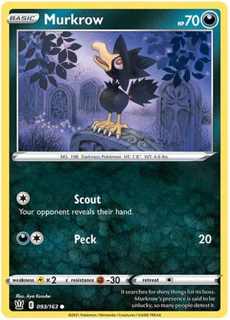 Murkrow - 093/163 - Common available at 401 Games Canada