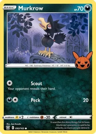 Murkrow - 093/163 - Promo (Trick or Trade BOOster Bundle) available at 401 Games Canada