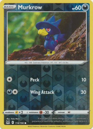 Murkrow - 114/196 - Common - Reverse Holo available at 401 Games Canada