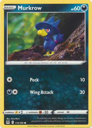 Murkrow - 114/196 - Common available at 401 Games Canada