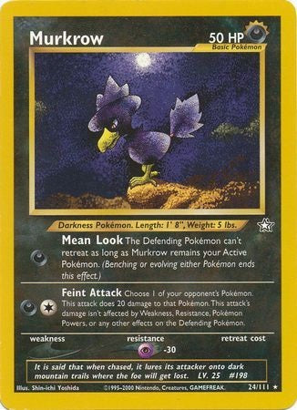 Murkrow - 24/111 - Rare - Unlimited available at 401 Games Canada