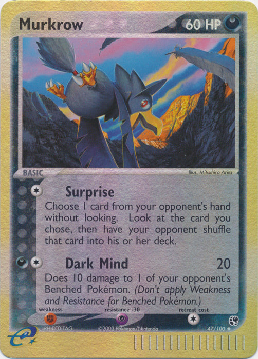 Murkrow - 47/100 - Uncommon - Reverse Holo available at 401 Games Canada