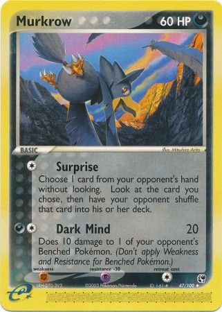 Murkrow - 47/100 - Uncommon available at 401 Games Canada