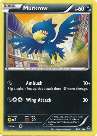 Murkrow - 51/119 - Common available at 401 Games Canada