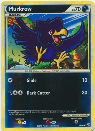 Murkrow - 59/90 - Common - Reverse Holo available at 401 Games Canada