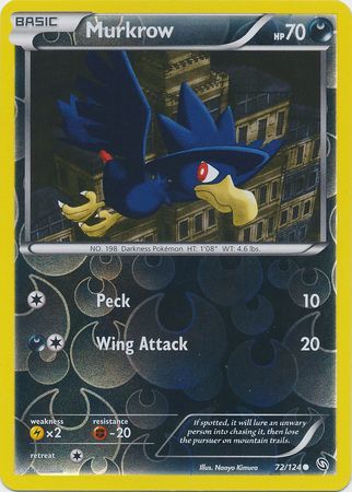 Murkrow - 72/124 - Common - Reverse Holo available at 401 Games Canada