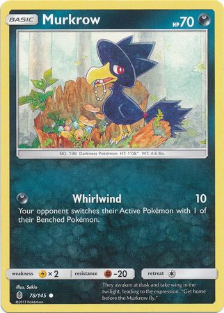 Murkrow - 78/145 - Common available at 401 Games Canada
