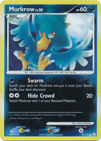 Murkrow - 90/123 - Common - Reverse Holo available at 401 Games Canada