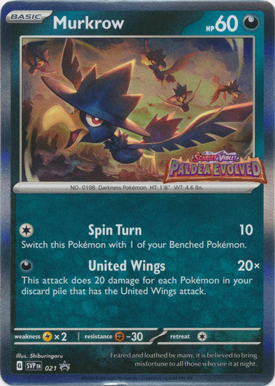 Murkrow - SVP021 - Pre-Release Promo available at 401 Games Canada