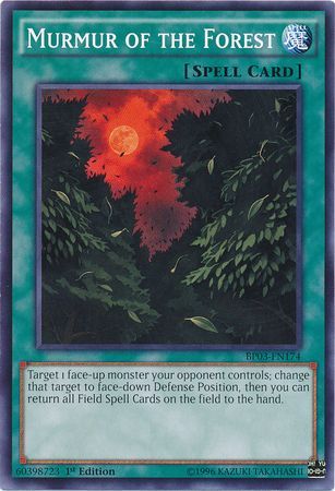 Murmur of the Forest (Shatterfoil) - BP03-EN174 - Shatterfoil Rare - 1st Edition available at 401 Games Canada