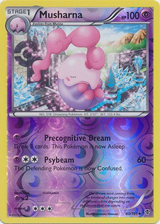 Musharna - 40/101 - Uncommon - Reverse Holo available at 401 Games Canada