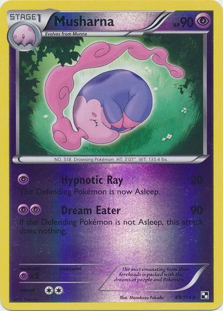 Musharna - 49/114 - Rare - Reverse Holo available at 401 Games Canada