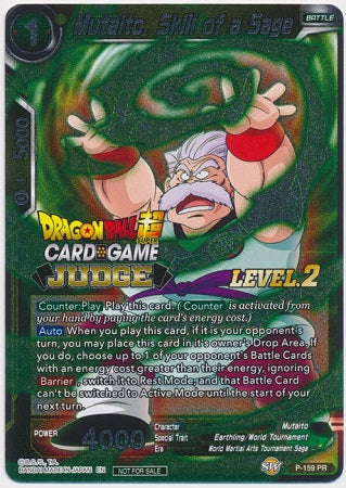 Mutaito, Skill of a Sage - P-159 - Judge Level 2 Promo (Foil) available at 401 Games Canada