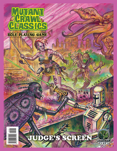 Mutant Crawl Classics - MCC #0: Judge's Screen available at 401 Games Canada