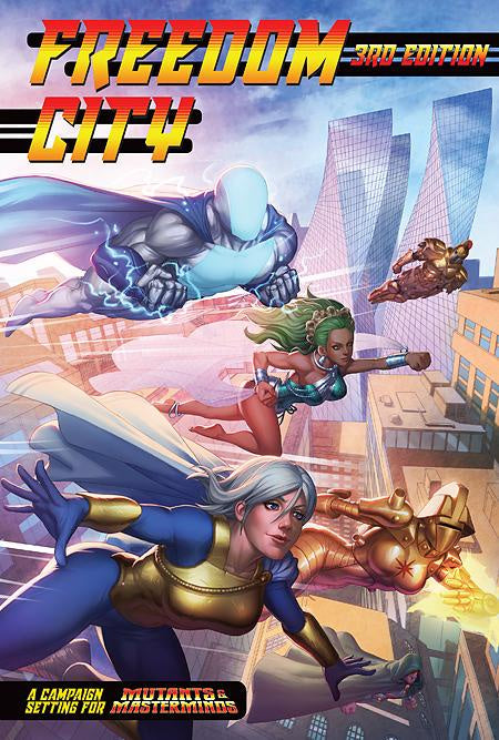 Mutants and Masterminds - 3rd Edition - Freedom City available at 401 Games Canada
