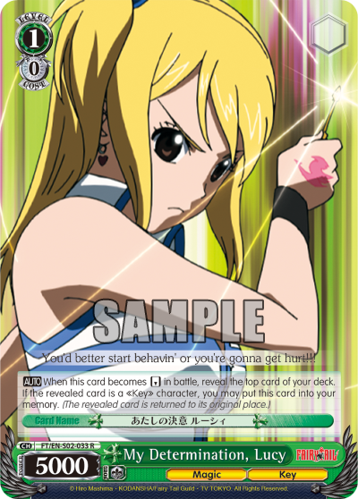 My Determination, Lucy - FT/EN-S02-033 - Rare available at 401 Games Canada